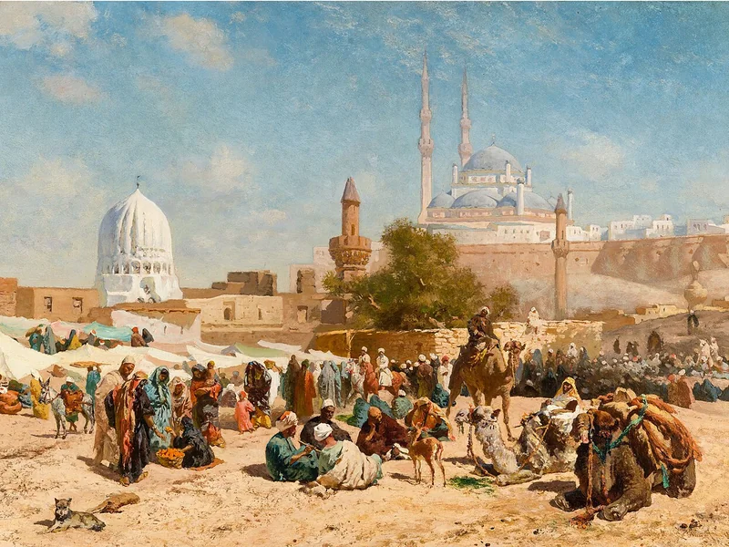 1843-Cesare Biseo - La cittadella del Cairo (1883)